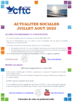 Newsletter Juillet aout 2022