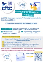 17 mars : réunions info CFTC NIORT